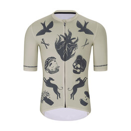 HOLOKOLO dres kratkih rukava - CRUST - bjelokosna/crna