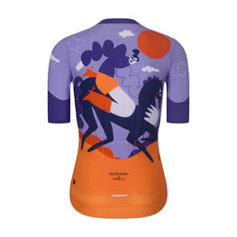 RIVANELLE dres kratkih rukava - STALLION - plava/smeđa