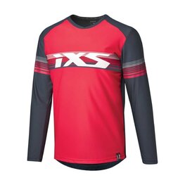 IXS dres dugih rukava ljetni - TRIGGER LITE 1.1 KIDS - crvena/plava