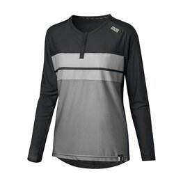 IXS dres dugih rukava ljetni - FLOW LITE 1.0 W - crna/siva