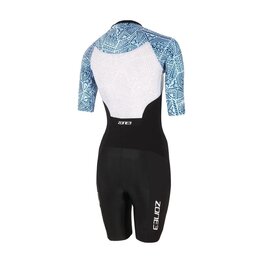 ZONE3 kombinezon - LAVA  - crna/plava/bijela