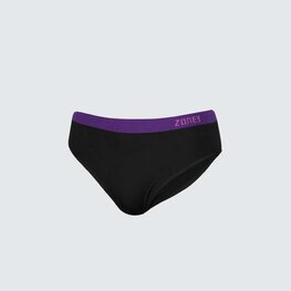 ZONE3 gaćice - SEAMLESS BRIEFS - crna