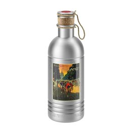 ELITE boca za vodu - VINTAGE ALU 600 - srebrna