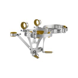 ELITE držač za bocu - VINTAGE DOUBLE - srebrna