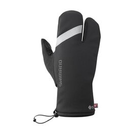SHIMANO rukavice s dugim prstima - WINDSTOPPER PRIMALOFT 2x2 - crna