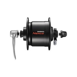 SHIMANO prednja glavčina s dinamom - DHC3000 32 - crna