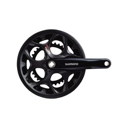 SHIMANO ručice s pretvaračem - TOURNEY A070 170mm 50/34 - crna