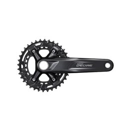 SHIMANO ručice s pretvaračem - DEORE M4100 175mm 36/26 - crna