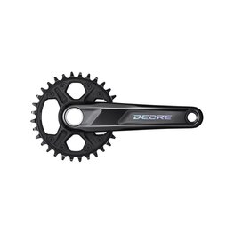 SHIMANO ručice s pretvaračem - DEORE M6100 170mm 32 - crna