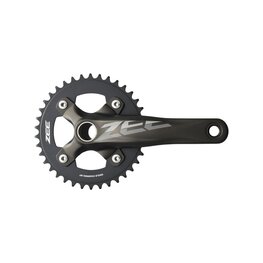 SHIMANO ručice s pretvaračem - ZEE M640 165mm - crna