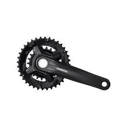 SHIMANO ručice s pretvaračem - ALTUS M210 175mm 36/22 - crna