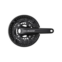 SHIMANO ručice s pretvaračem - ALIVIO T4060 175mm 44/32/22 - crna