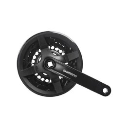 SHIMANO ručice s pretvaračem - TOURNEY TY301 150mm 42/34/24 - crna
