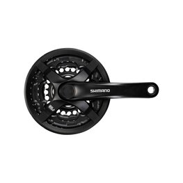 SHIMANO ručice s pretvaračem - TOURNEY TY501 170mm 42/34/24 - crna