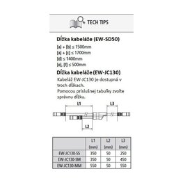 SHIMANO kabel - Y-EWJC130