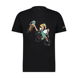 SHIMANO majica kratkih rukava - SENTIERO LTD - crna