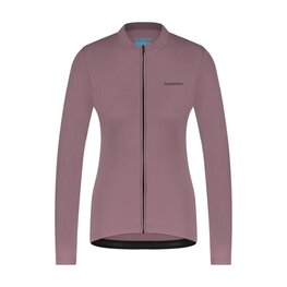 SHIMANO dres dugih rukava zimski - KAEDE THERMAL LONG - ljubičasta