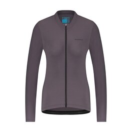 SHIMANO dres dugih rukava zimski - ELEMENT LONG - ljubičasta