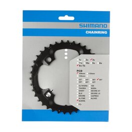 SHIMANO lančanik - CHAINRING M361 38 - crna