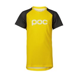 POC dres kratkih rukava - ESSENTIAL MTB - žuta/siva