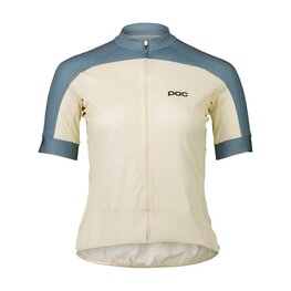 POC dres kratkih rukava - ESSENTIAL ROAD LOGO W - bež/plava
