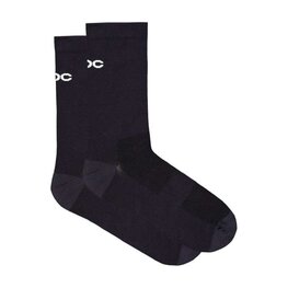 POC čarape klasične - CADENCE ROAD LONG SOCKS - crna