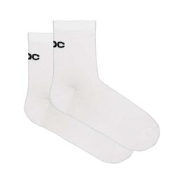 POC čarape klasične - CADENCE ROAD AIR SOCKS - bijela