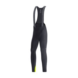 GORE duge hlače s tregerima - C3 THERMO - crna/žuta