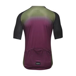GORE dres kratkih rukava - GRID FADE 2.0 - zelena/ljubičasta