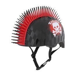 BELL kaciga - SKULL HAWK - crna/crvena