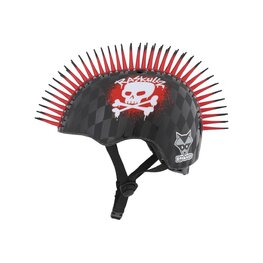 BELL kaciga - SKULL HAWK - crna/crvena