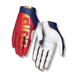 GIRO rukavice s dugim prstima - TRIXTER - crvena/crna/bijela