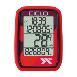CICLOSPORT tahometar - PROTOS 105 - crvena