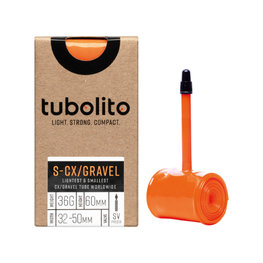 TUBOLITO zračnica - S-TUBO CX/GRAVEL BLACK - SV42 - narančasta