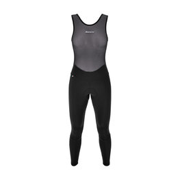 SANTINI duge hlače s tregerima - PURE - crna