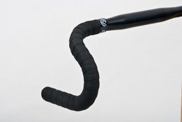 BIKERIBBON traka za upravljač - CORK - crna