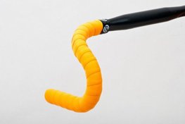 BIKERIBBON traka za upravljač - CORK GEL - žuta