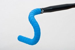 BIKERIBBON traka za upravljač - CORK GEL - plava