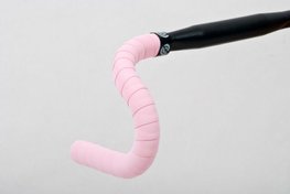 BIKERIBBON traka za upravljač - CORK GEL - ružičasta