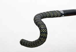 BIKERIBBON traka za upravljač - DROPS - žuta/crna