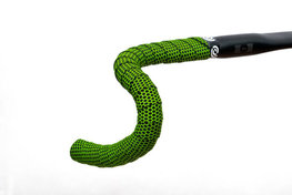 BIKERIBBON traka za upravljač - HEXAGON - zelena