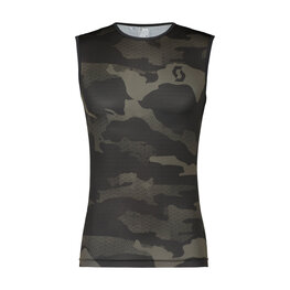 SCOTT majica bez rukava - UNDERWEAR CARBON - crna/siva