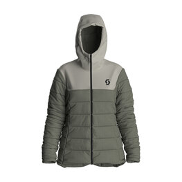 SCOTT izolirana jakna - INSULOFT WARM W - bijela/siva