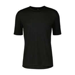 SCOTT majica kratkih rukava - COMMUTER MERINO - crna