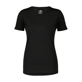SCOTT majica kratkih rukava - TEE COMMUTER MERINO W - crna