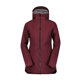 SCOTT vodootporna jakna - TECH COAT 3L W - crvena