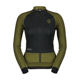 SCOTT jakna otporna na vjetar - RC PRO WARM HYBRID GTX WS W - crna/zelena