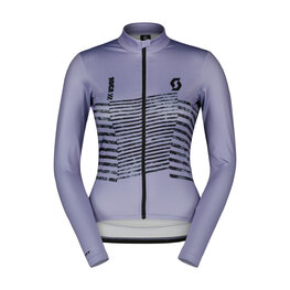 SCOTT dres dugih rukava zimski - TEAM WARM GRAPHICS - svjetloplava