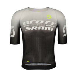 SCOTT dres kratkih rukava - SRAM RACE - crna/bijela