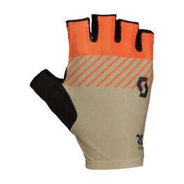 SCOTT rukavice s kratkim prstima - RC TEAM SF - crvena/bež/crna